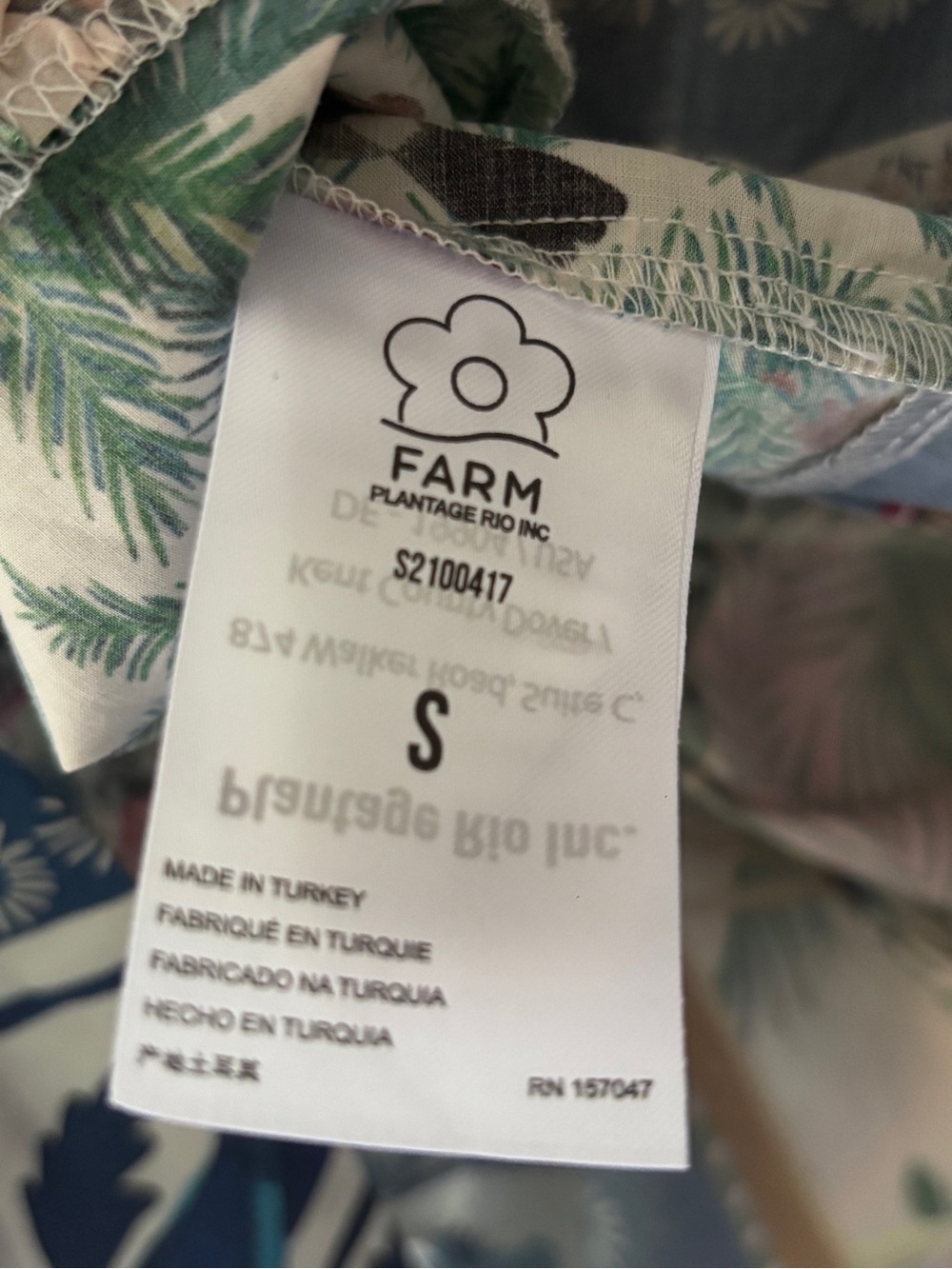 Farm Rio Midi Dress Small NWT - Picture 7 of 9